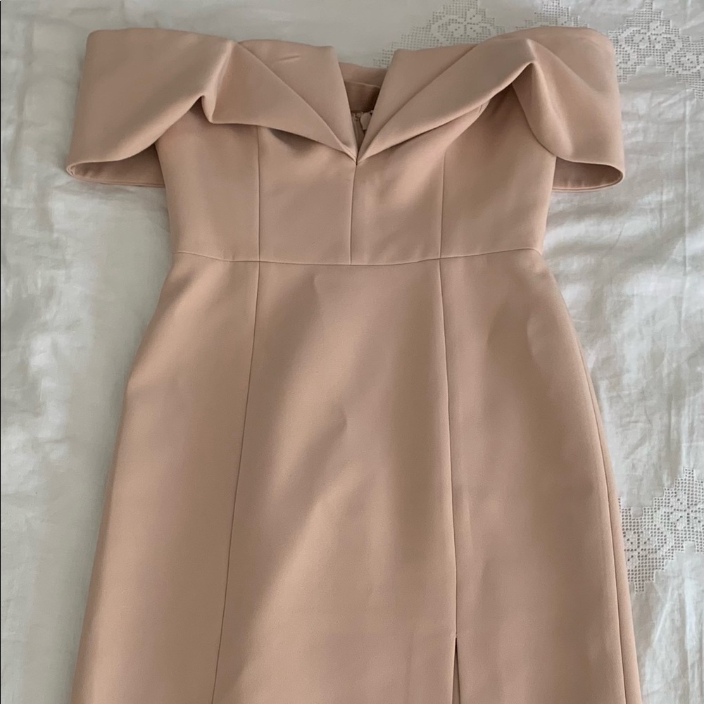 BCBG Off Shoulder Cocktail Dress